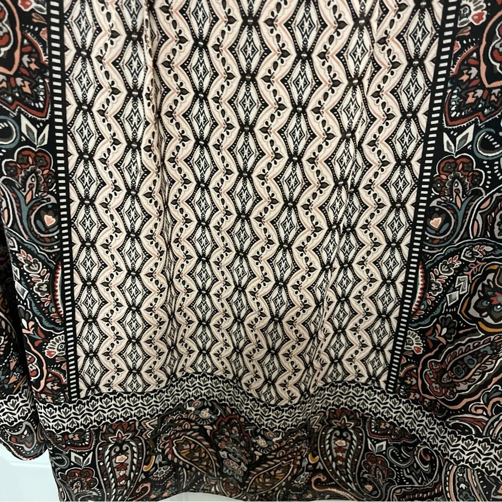Belle by Kim Gravel Paisley Blouse in Multicolor NWOT - Picture 8 of 16